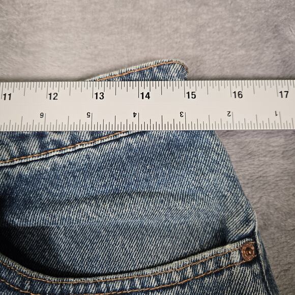 Vintage Levi's 550 Relaxed Fit Men's Jeans 32x34 Grunge Y2K Light Blue 1998 - Picture 5 of 13